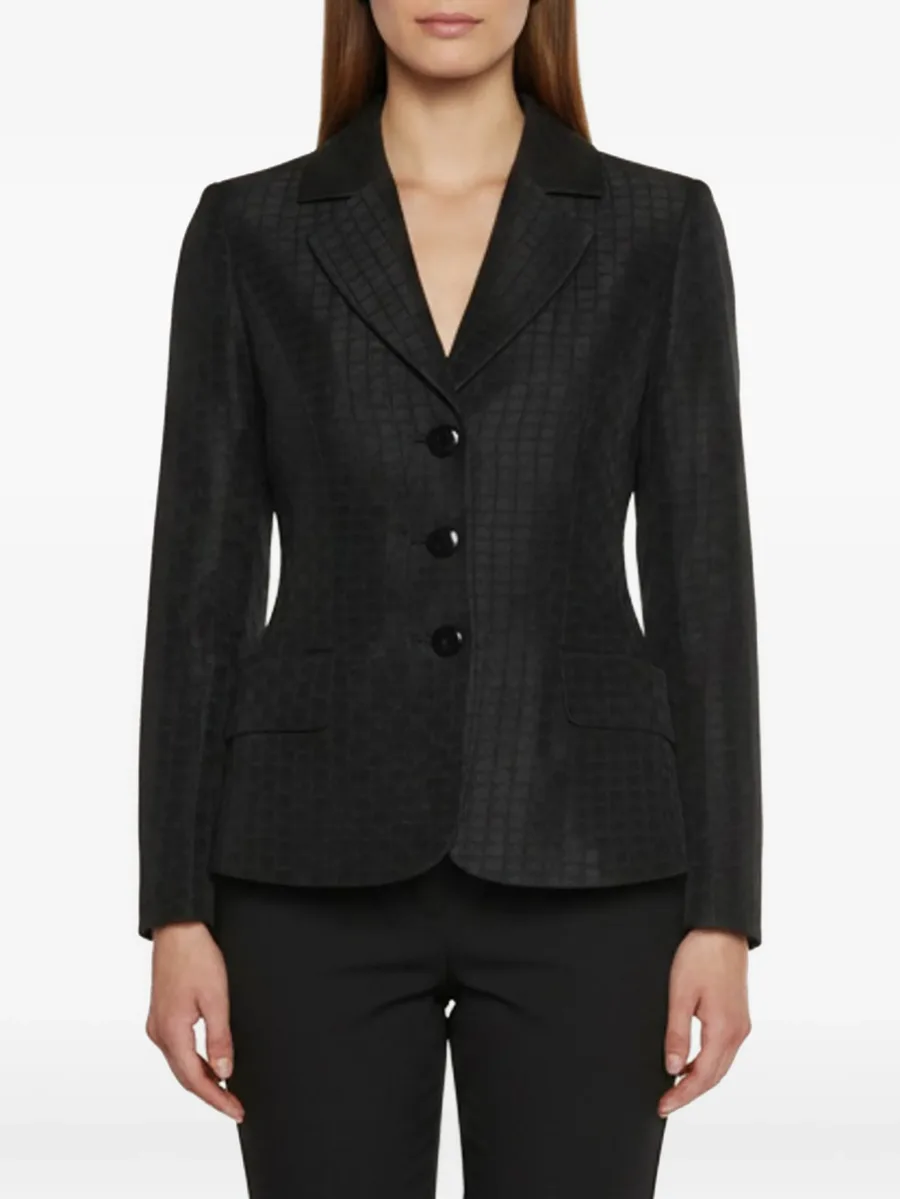 jacquard single-breasted blazer 2