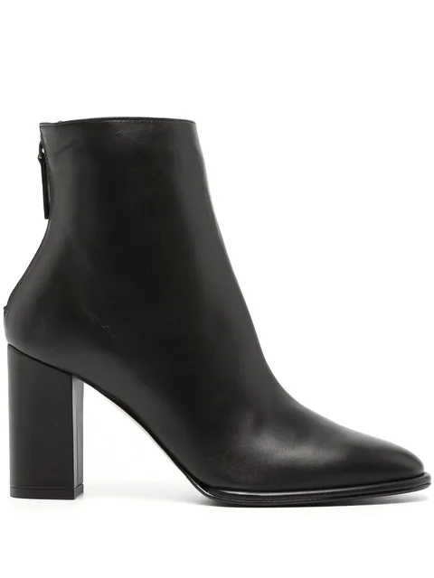 Elsa 85mm leather ankle boots