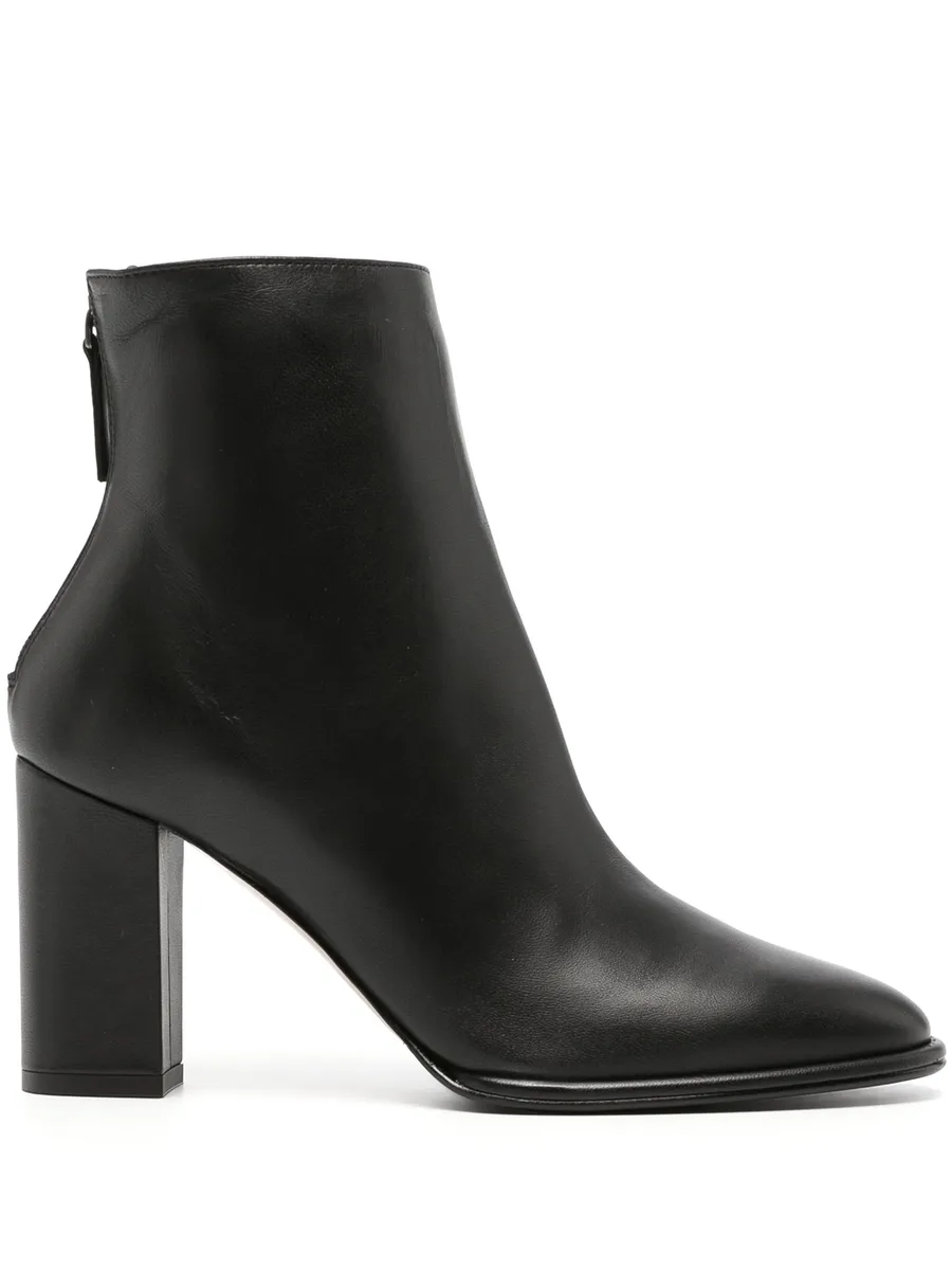 Elsa 85mm leather ankle boots 2