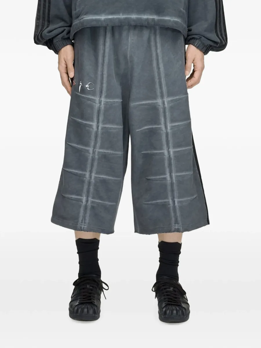 x Thug Club 3-Stripes track shorts 2