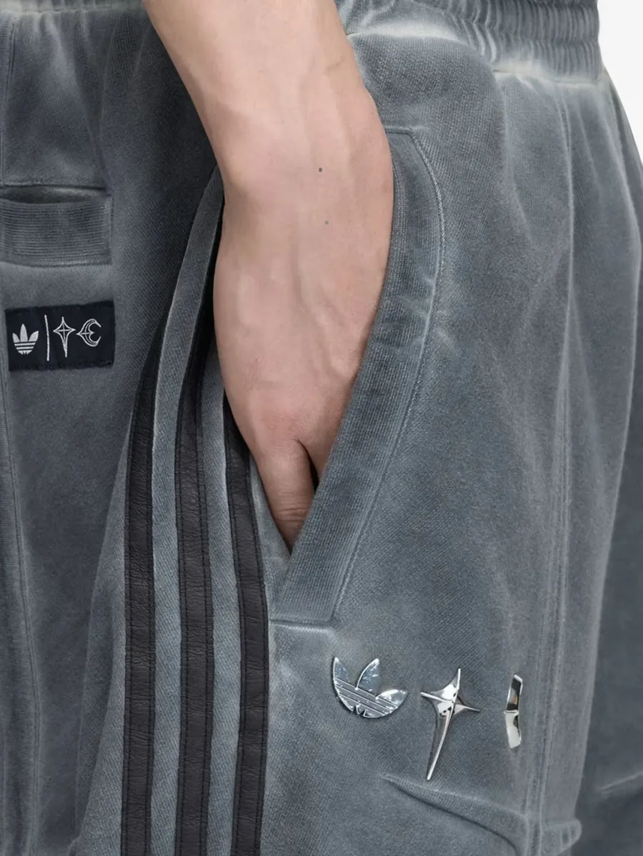 x Thug Club 3-Stripes track shorts 7