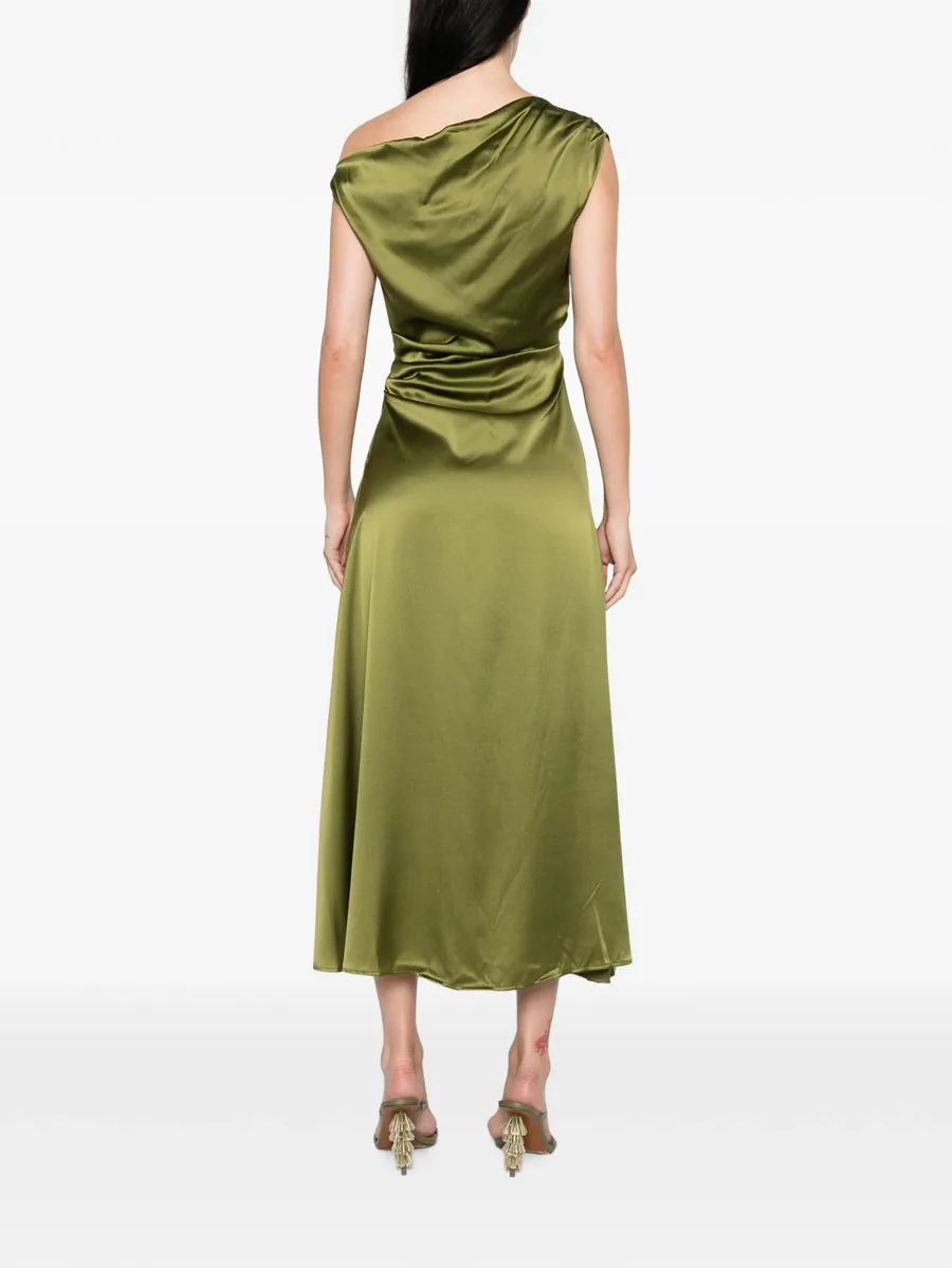 Phare off-shoulder draped dress 4
