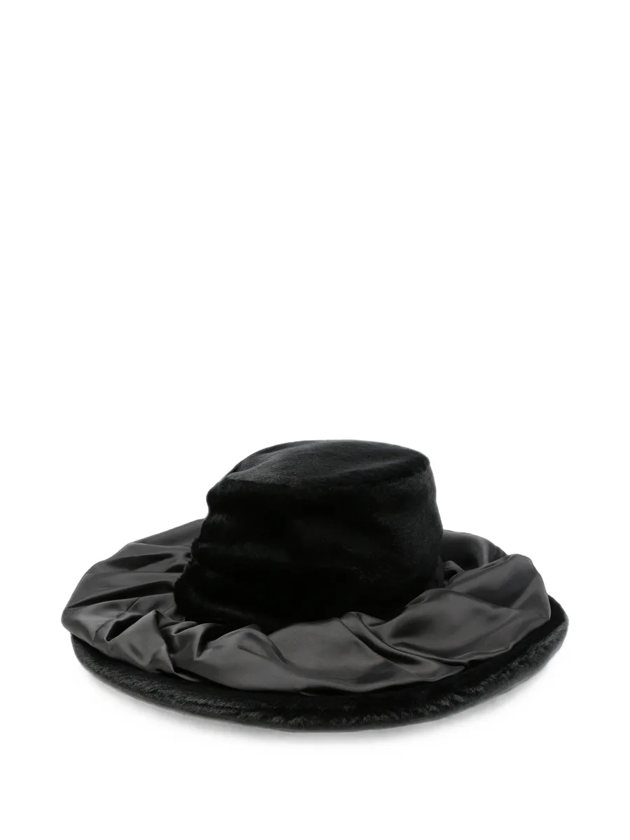 gathered-detail hat 1