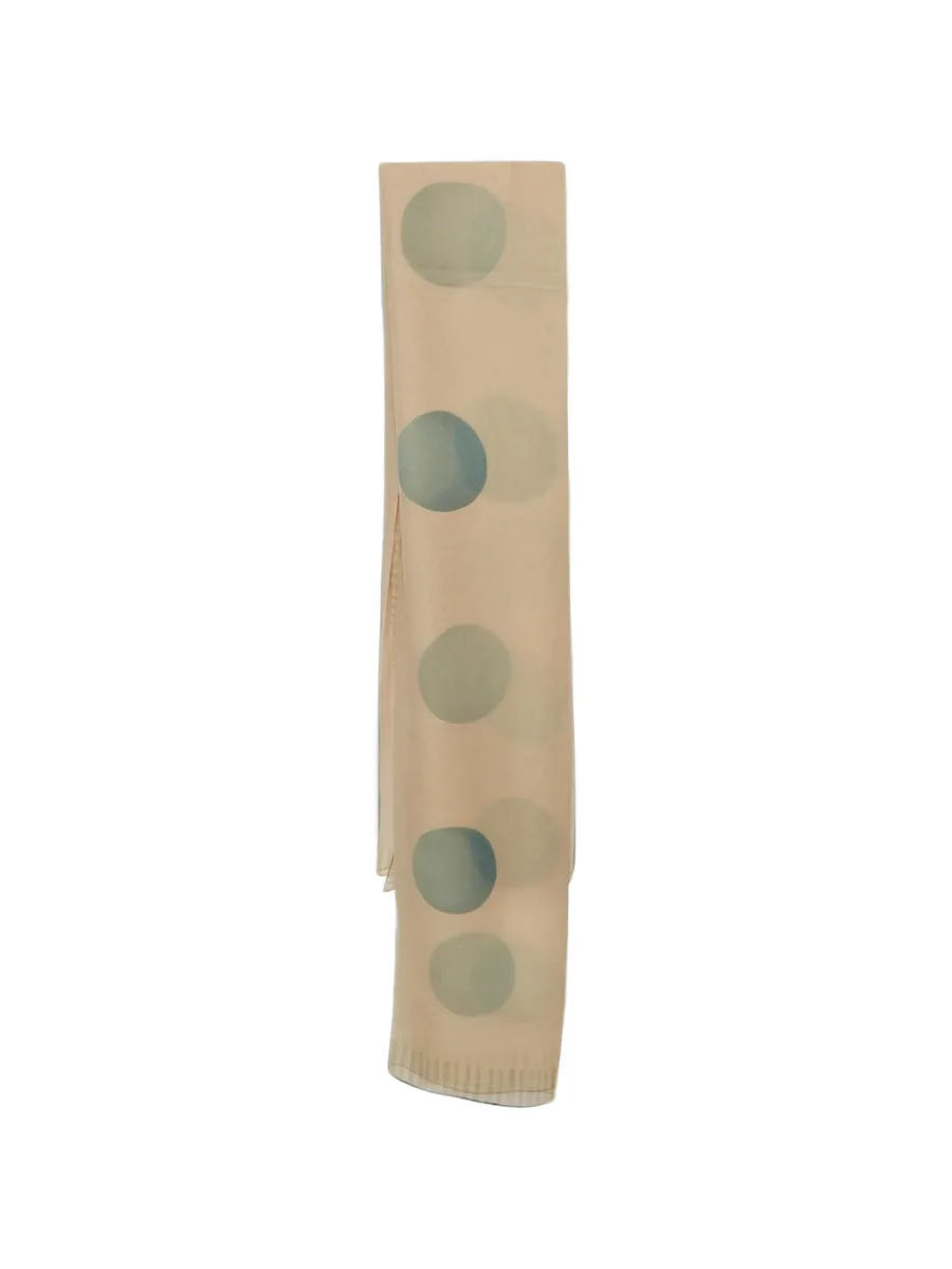 polka dot-print scarf 1