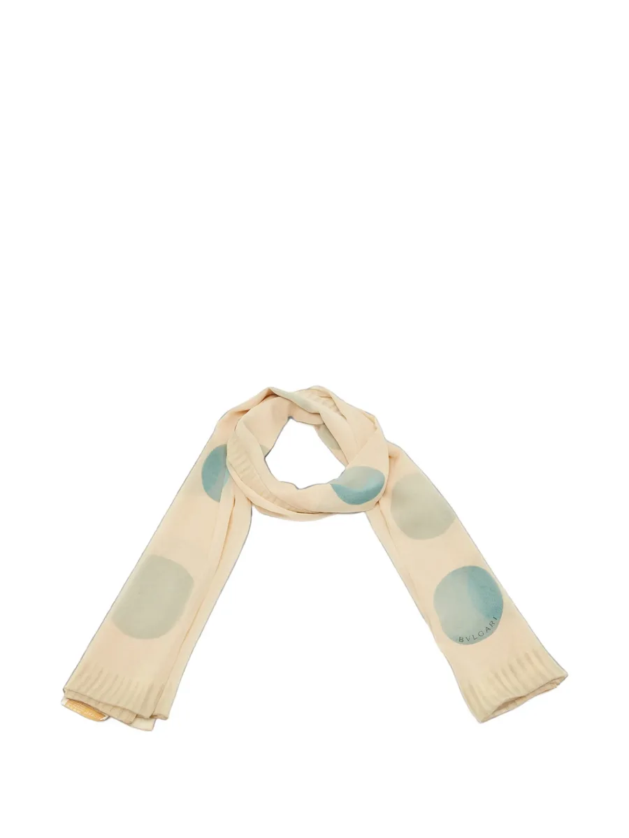 polka dot-print scarf 2