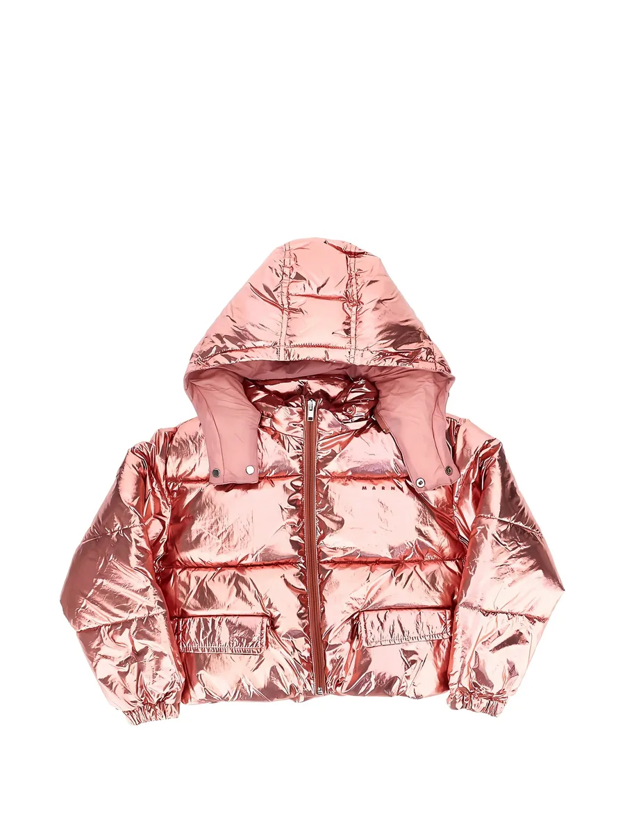 metallic-effect padded jacket 1