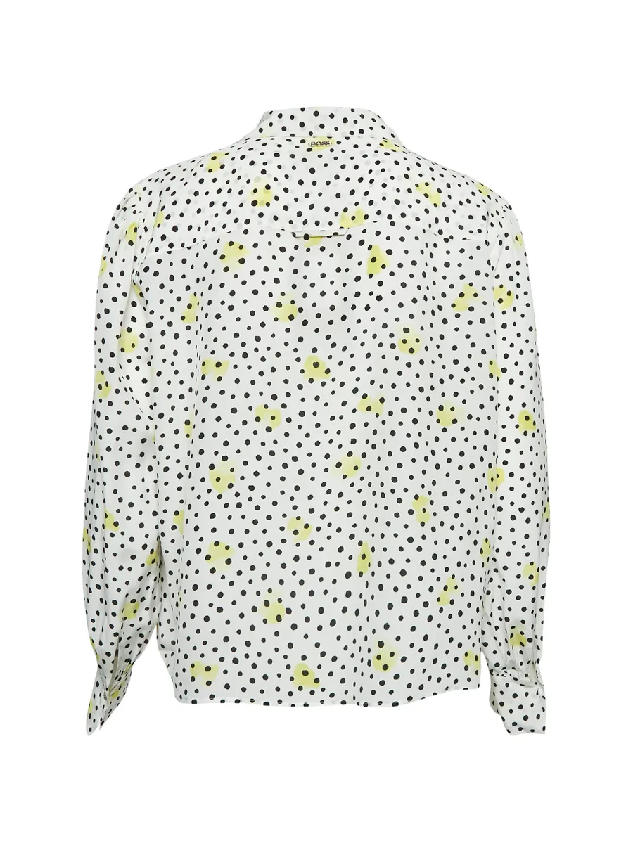 polka-dot silk blouse 4
