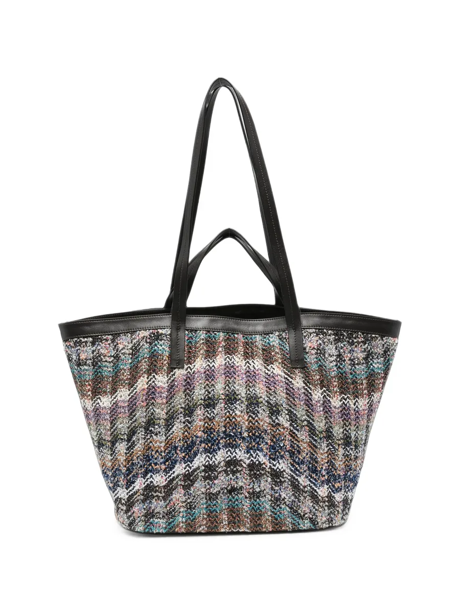 medium Caperdoni Wave trapezoid tote bag 1