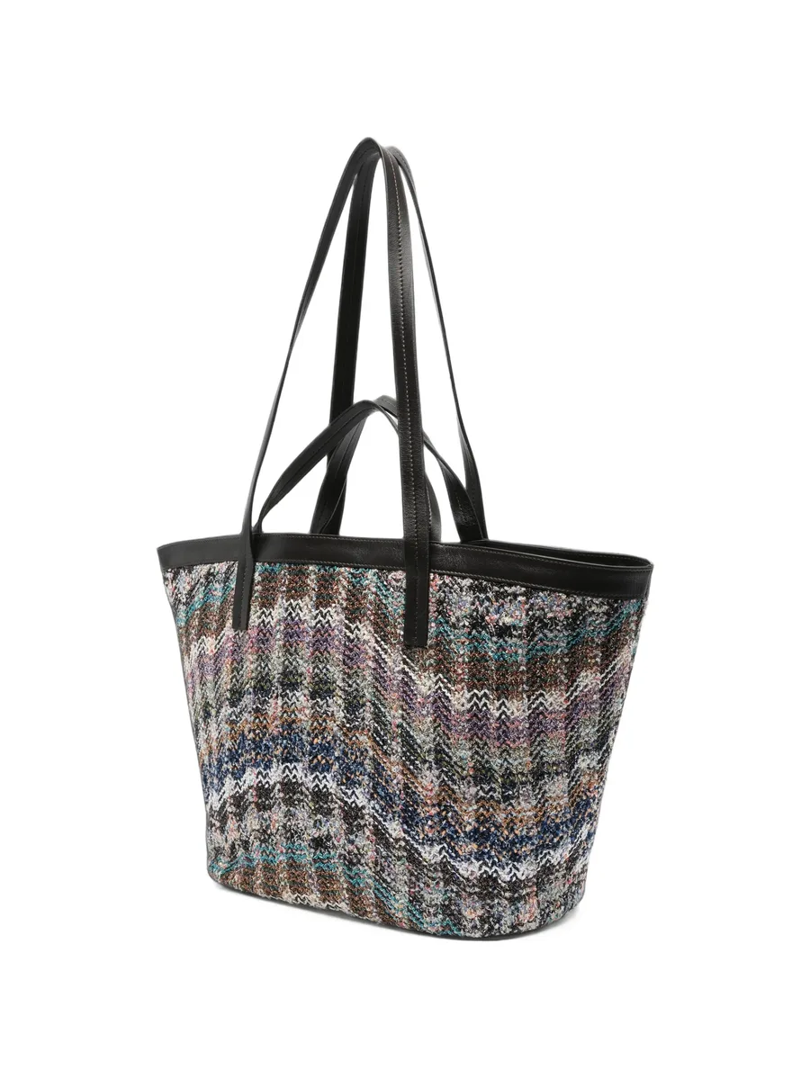 medium Caperdoni Wave trapezoid tote bag 3