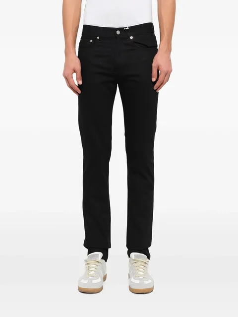 star-embroidered jeans
