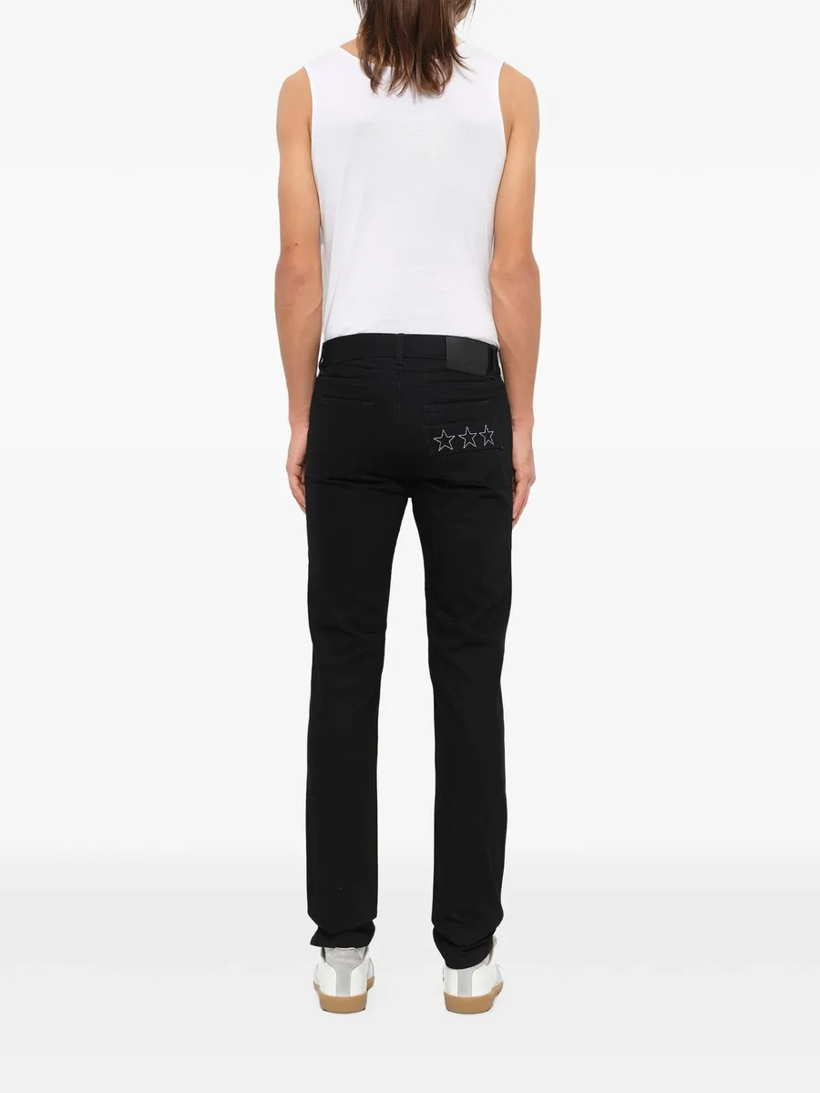star-embroidered jeans 3