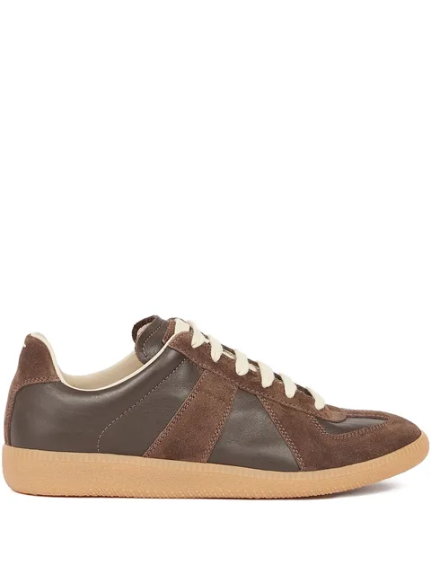 Replica leather sneakers