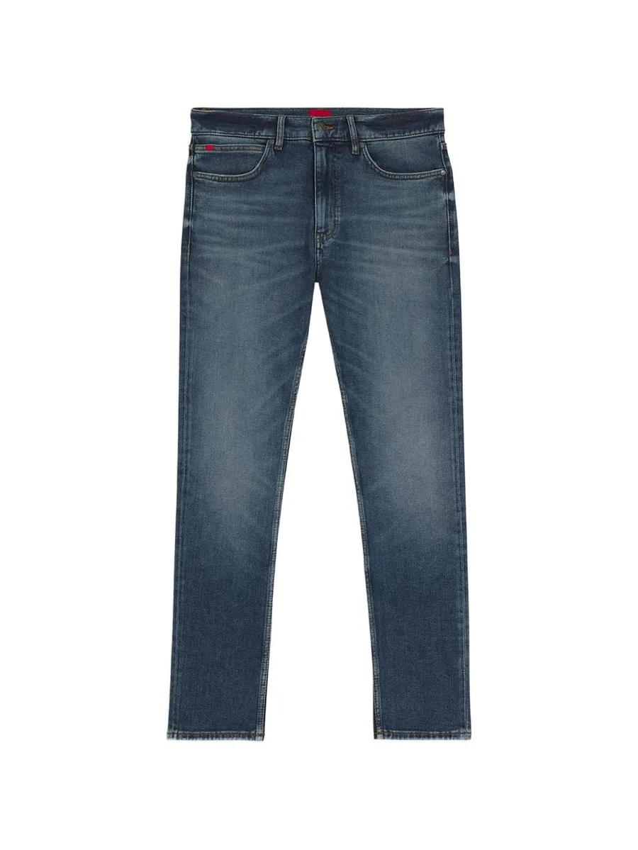 whiskered-effect jeans 2