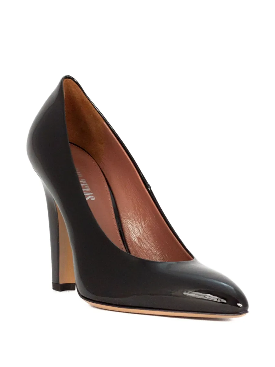 100mm patent-leather heeled pumps 4