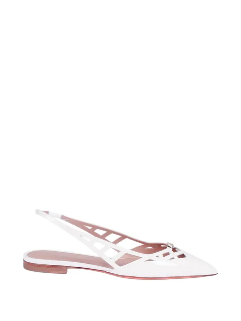 Stella cut-out slingback pumps
