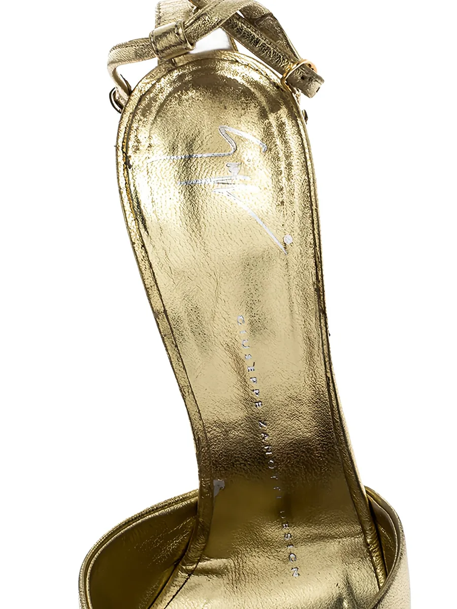 Pre-owned 110mm crystal-embellished sandals 12