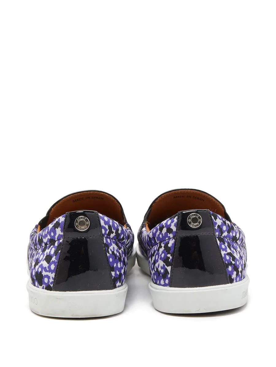 floral-print slip-on sneakers 8