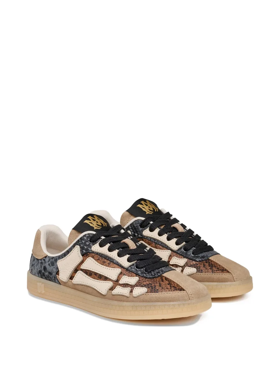 snake-embossed sneakers 4