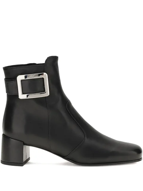 45mm Très Vivier Polly buckle  ankle-boots