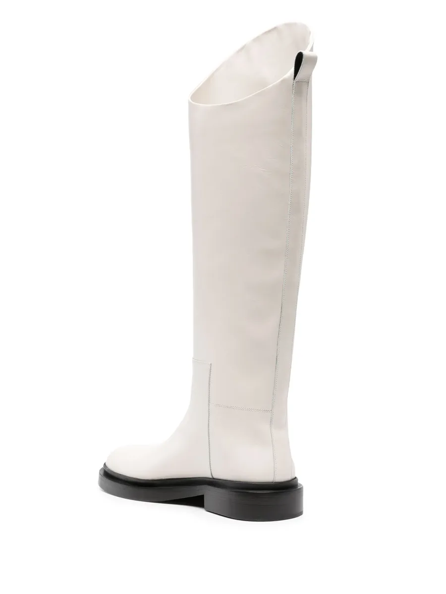leather knee-high riding boots 6