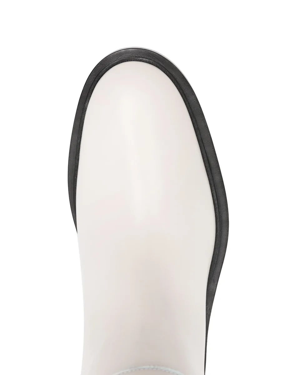 leather knee-high riding boots 8