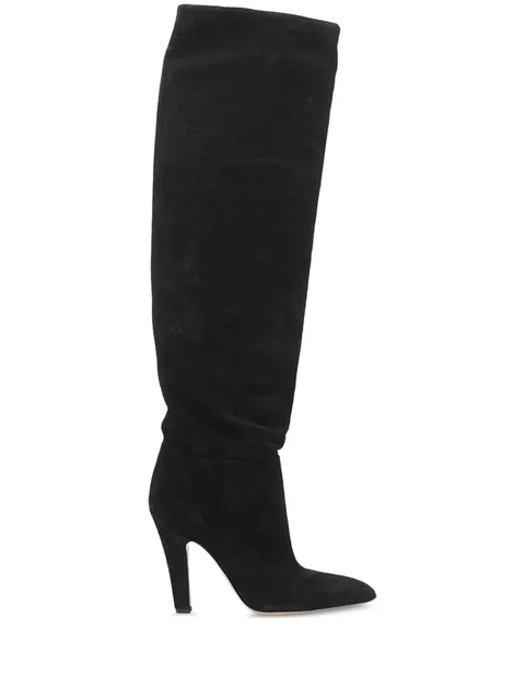100mm Elsa pointed-toe over-the-knee boots