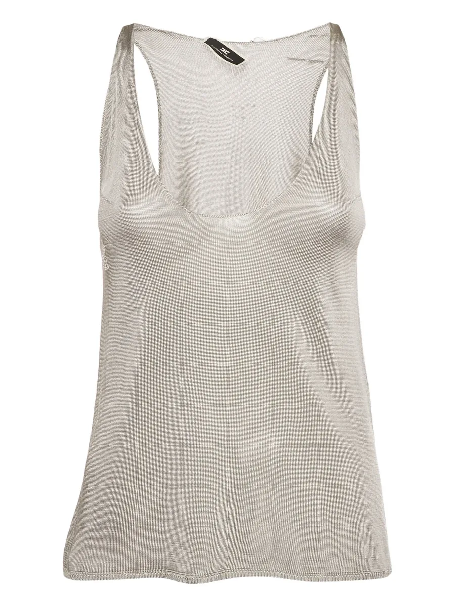 ribbed-knit tank top 1