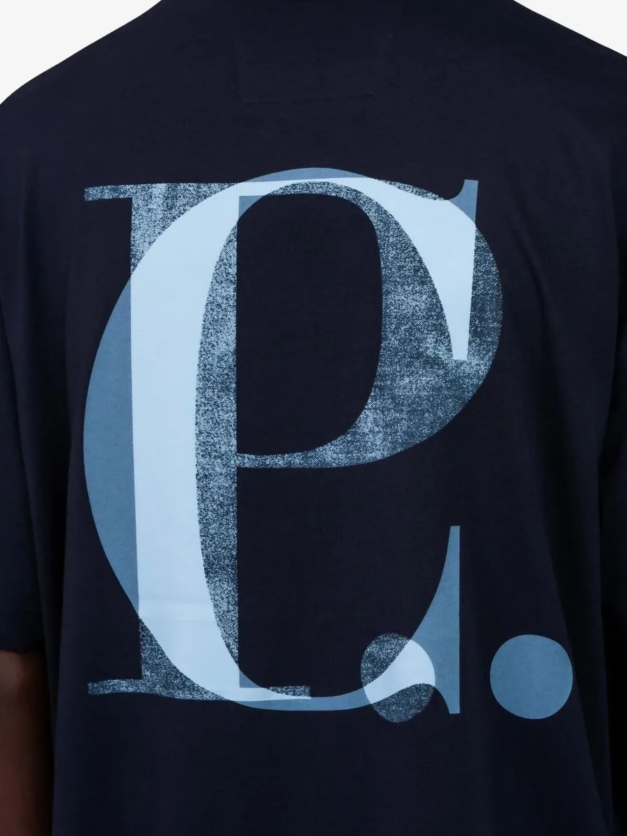 30/1 jersey short-sleeve logo T-shirt 8