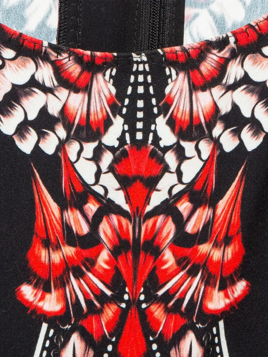 платье миди с графичным принтом 8