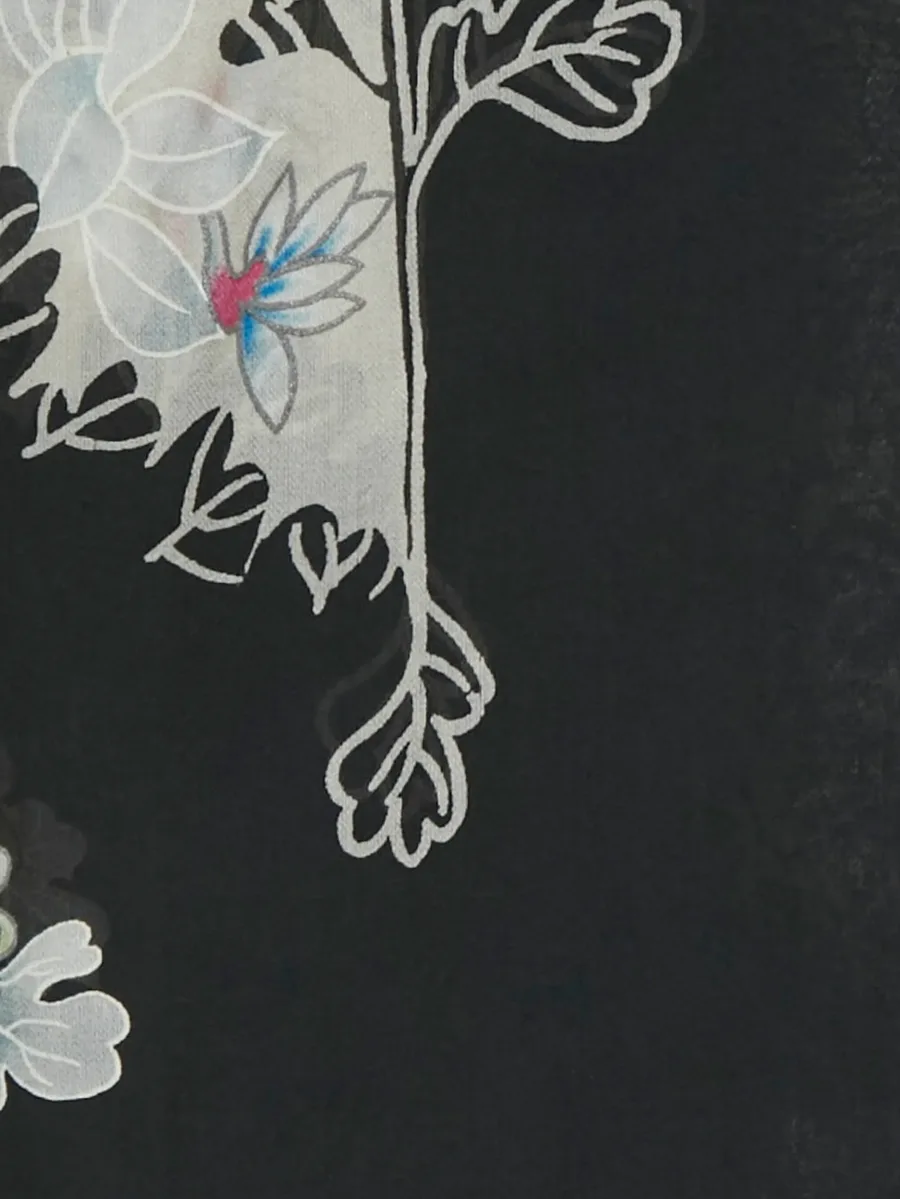 floral-print silk scarf 6