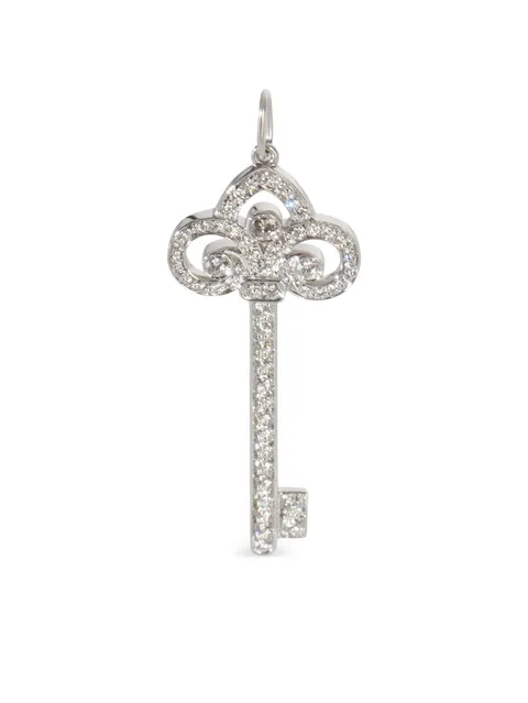 Fleur De Lis diamond pendant
