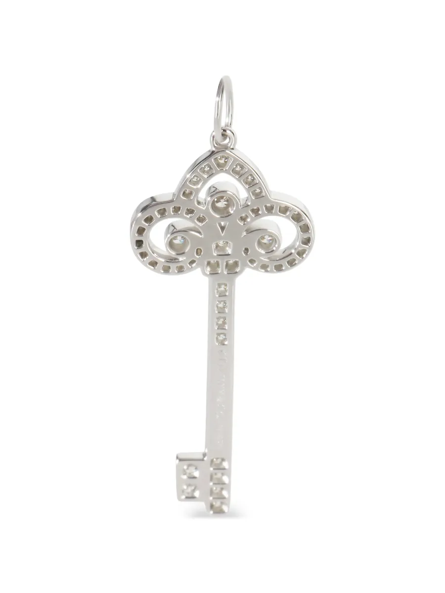 Fleur De Lis diamond pendant 4