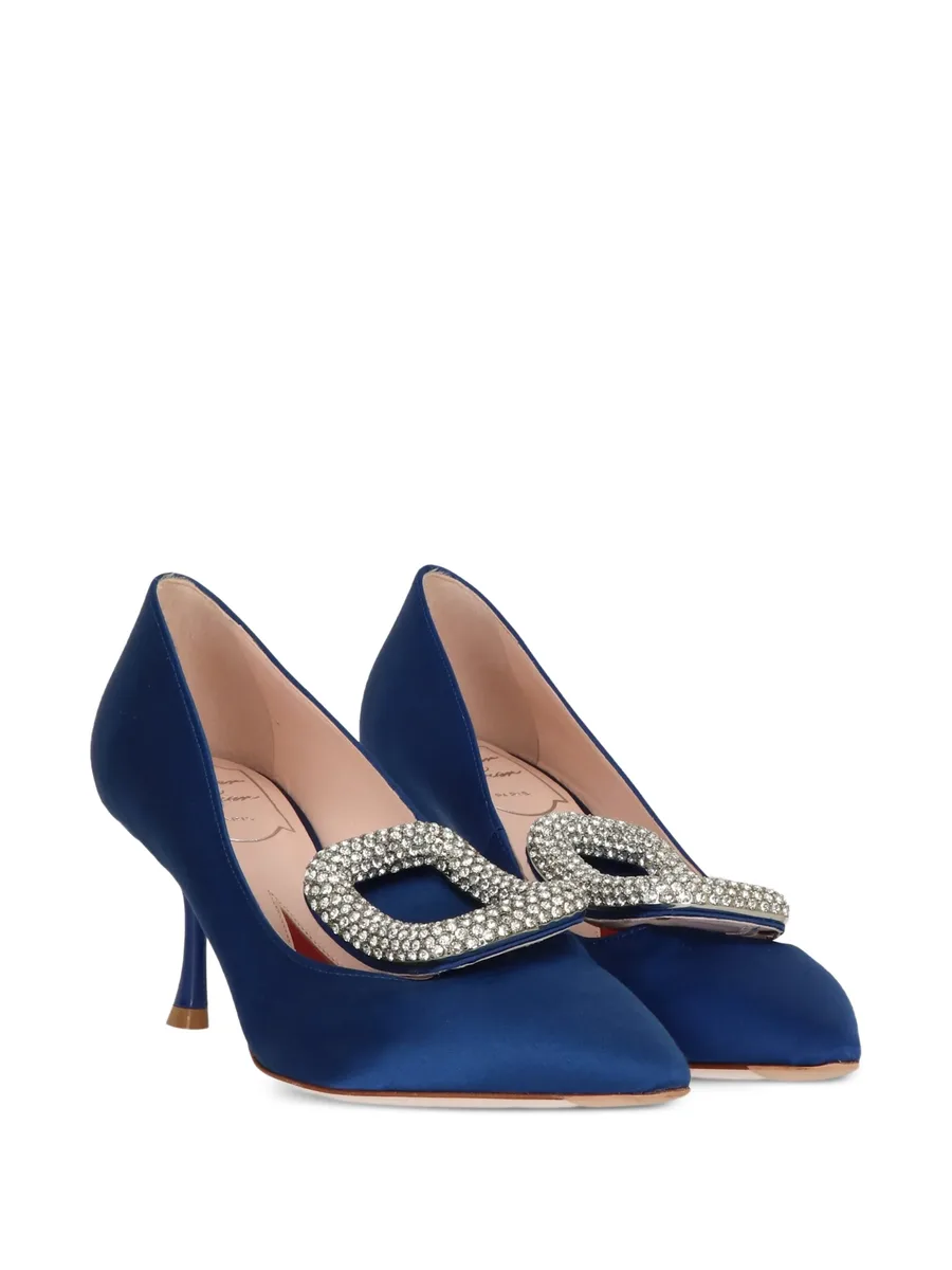crystal-embellished pointed pumps 4