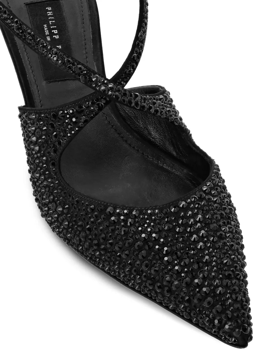 туфли Strass с ремешком на пятке 6