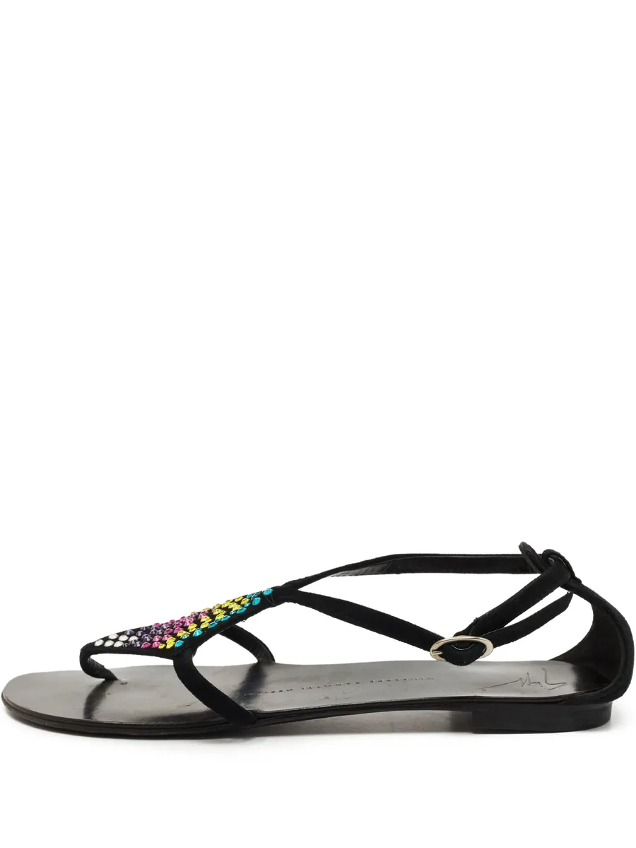 crystal-embellished sandals 2