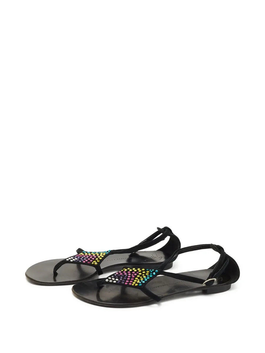 crystal-embellished sandals 3