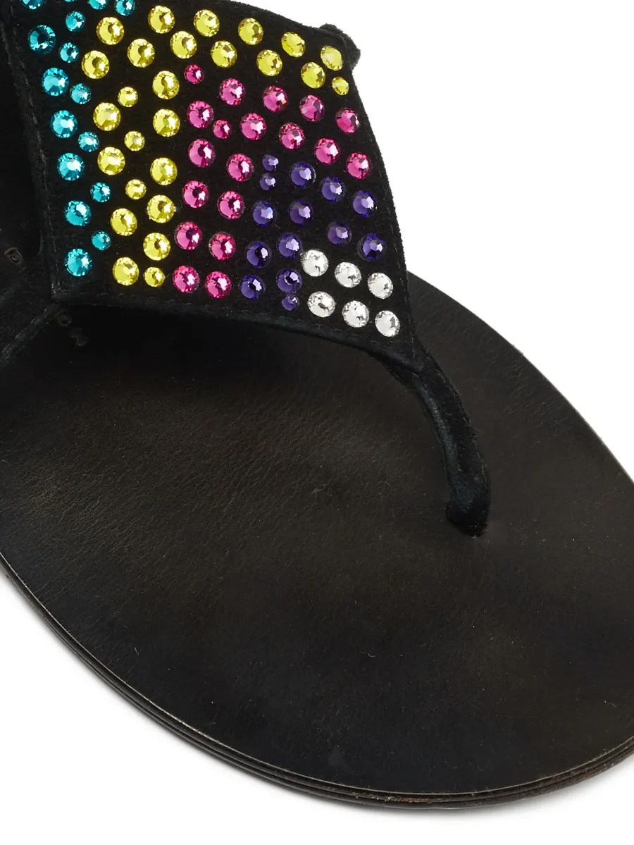 crystal-embellished sandals 14