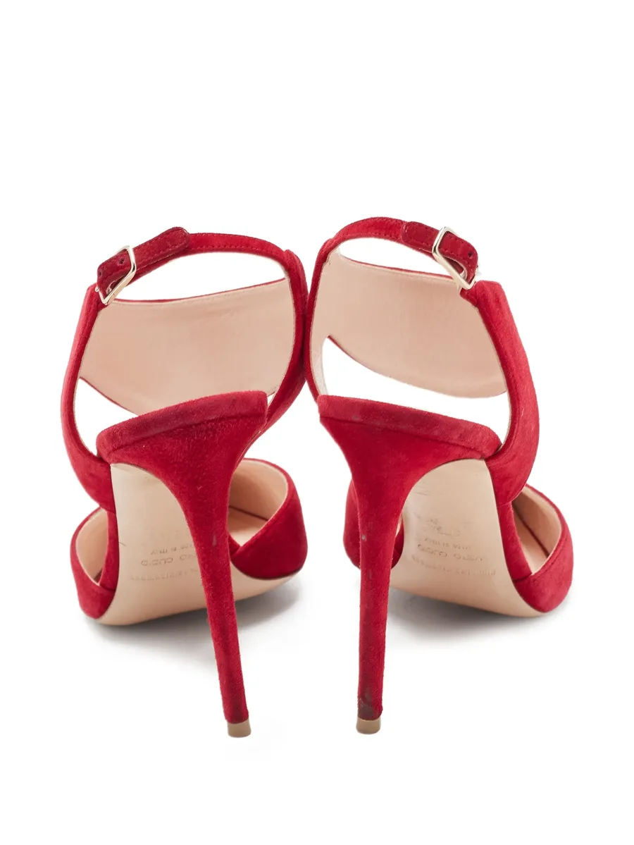 115mm suede slingback pumps 4