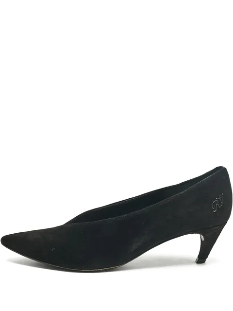 70mm suede pumps
