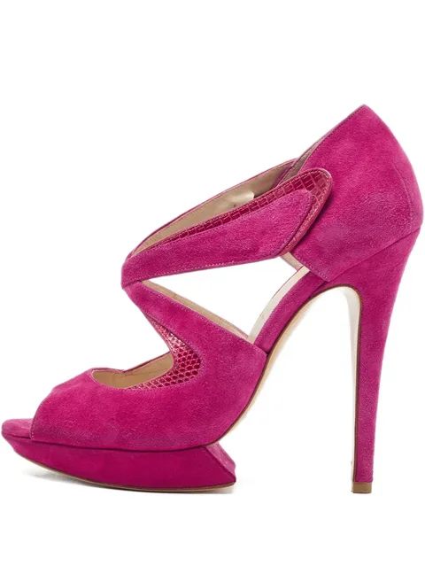 120mm suede sandals