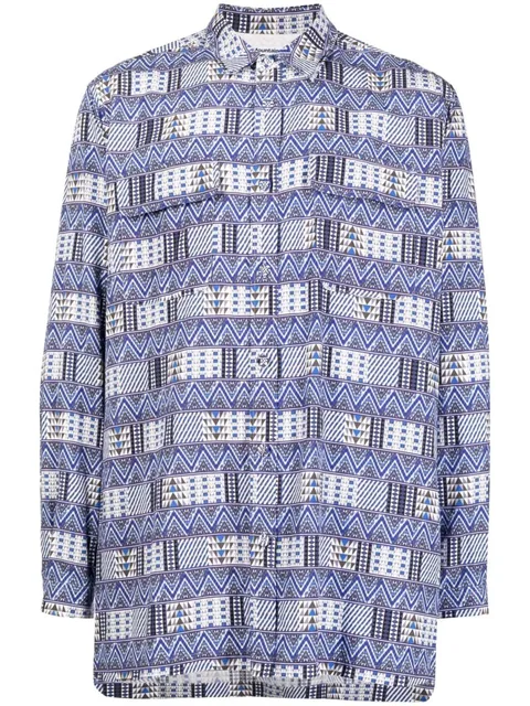 patterned shirt
