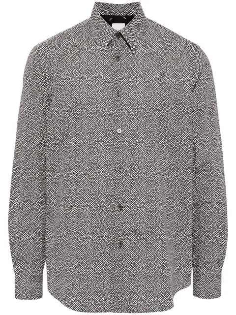 polka dot cotton shirt