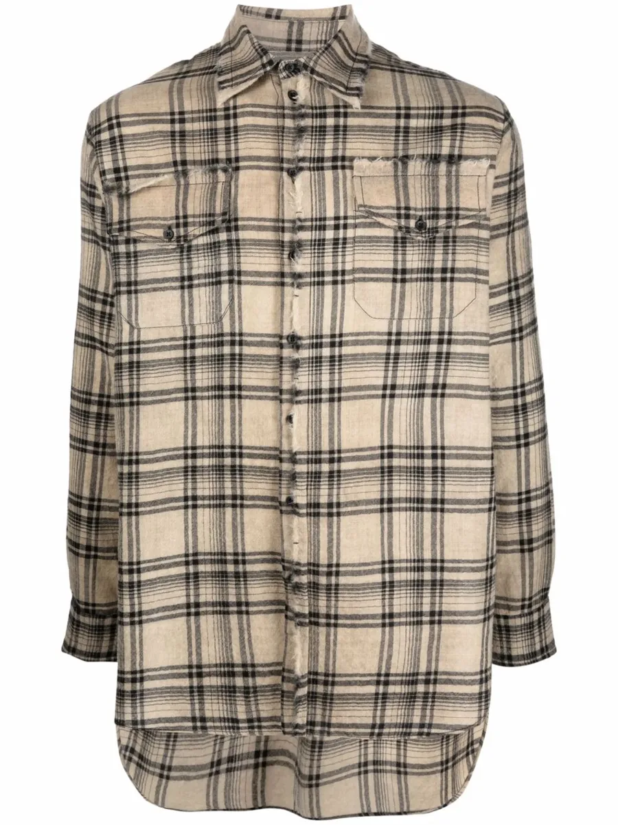 oversized check shirt 2
