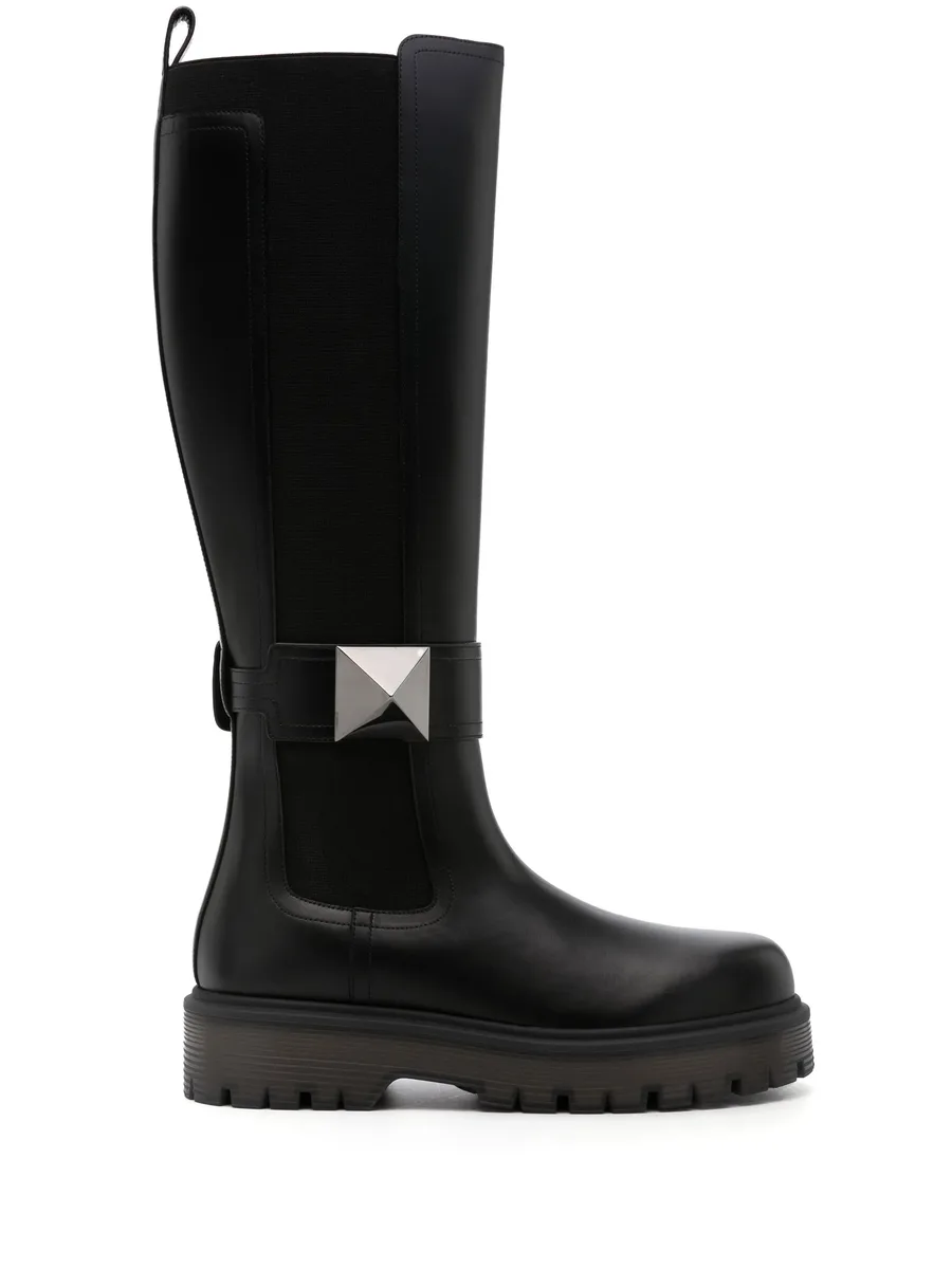 One Stud knee-high boots 2