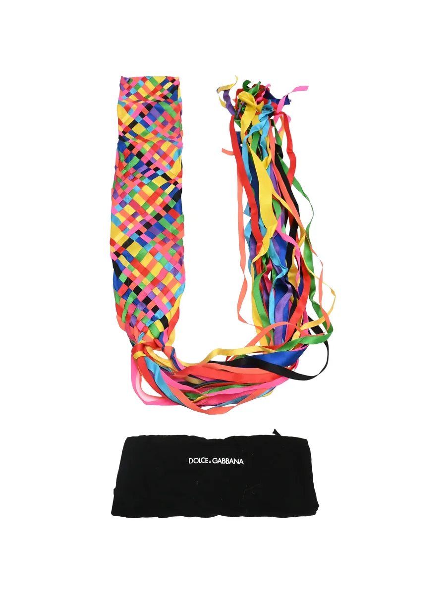 woven ribbon belt 6