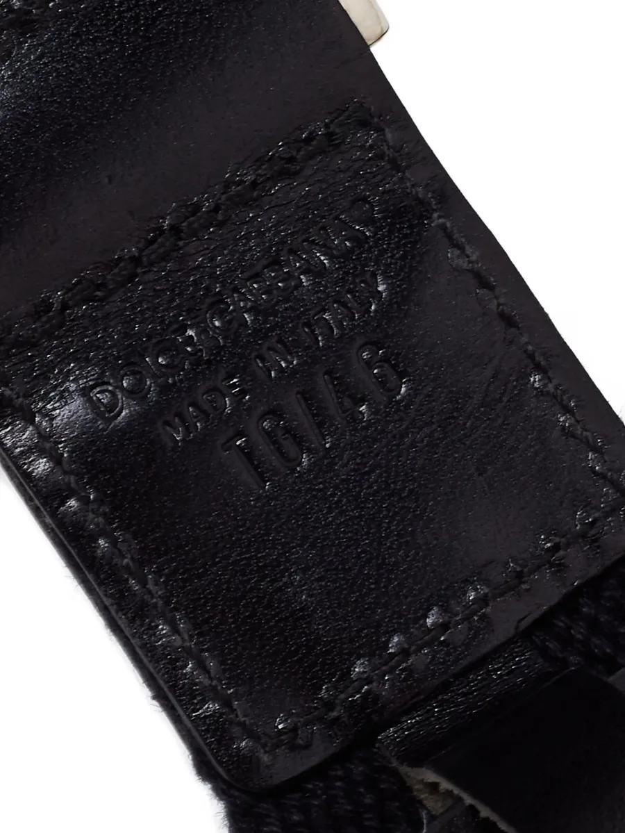 eyelet-detail canvas belt 7