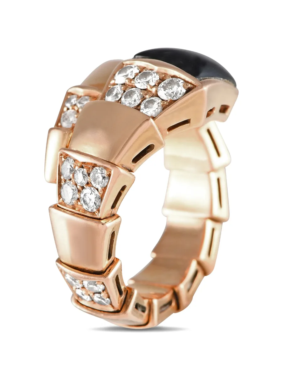 кольцо Serpenti Viper с бриллиантами 4