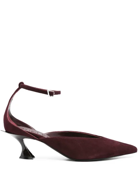 55mm Fang ankle-strap pumps