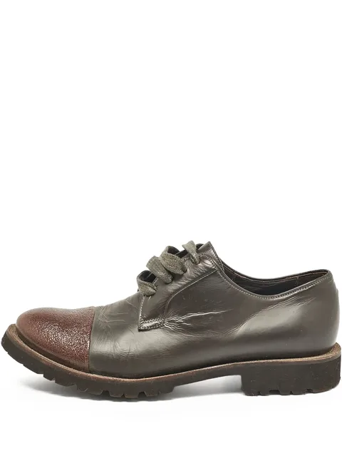 leather Oxford shoes