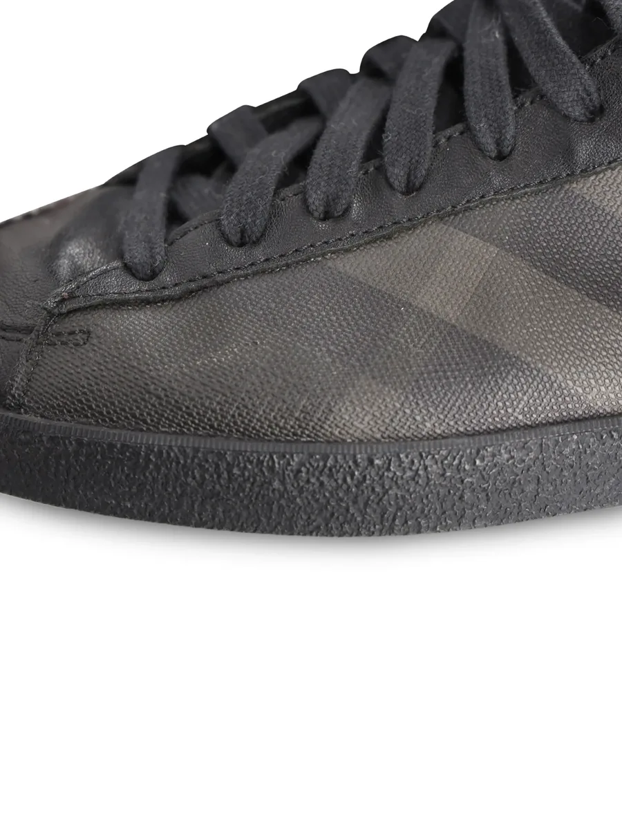 check-print high-top sneakers 13
